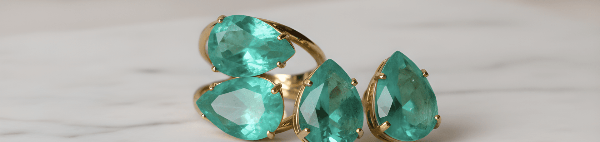 Green Quartz Stud Earrings – 18k Gold - Plated | Bonita Jewels of Brazil - Bonita Jewels of Brazil