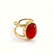 Guia Blue | Red Agate Adjustable Rings - Bonita Jewels of Brazil