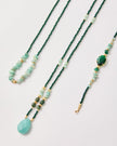Minas Collection – Amazonite & Green Agate Beaded Necklace & Bracelet Set | Bonita Jewels of Brazil - Bonita Jewels of Brazil
