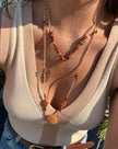 Natal Collection – Sunstone & Carnelian Agate Necklace & Bracelet Set | Bonita Jewels of Brazil - Bonita Jewels of Brazil