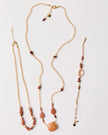 Natal Collection – Sunstone & Carnelian Agate Necklace & Bracelet Set | Bonita Jewels of Brazil - Bonita Jewels of Brazil