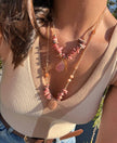 Pipa Collection – Rhodochrosite Necklace & Bracelet Set | Bonita Jewels of Brazil - Bonita Jewels of Brazil