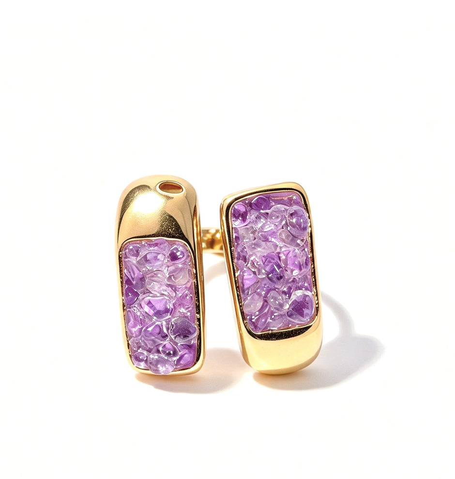 Pleno Amethyst | Kyanite Adjustable Ring - Bonita Jewels of Brazil
