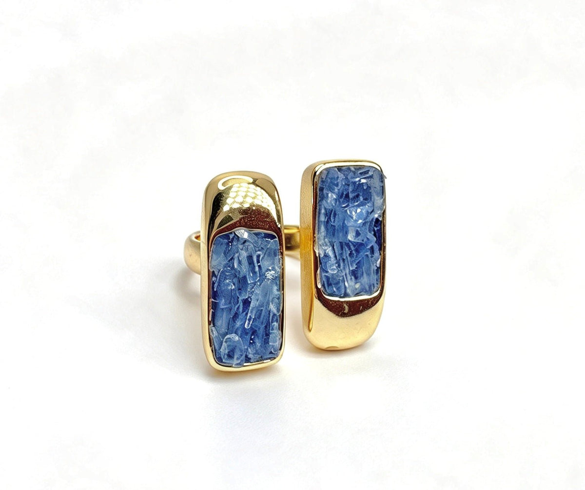 Pleno Amethyst | Kyanite Adjustable Ring - Bonita Jewels of Brazil