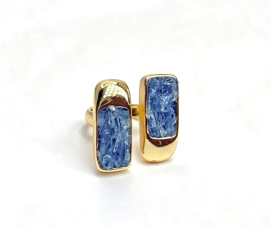 Pleno Amethyst | Kyanite Adjustable Ring - Bonita Jewels of Brazil