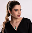 Reflexo Emerald & Sea Opal Necklace - Bonita Jewels of Brazil