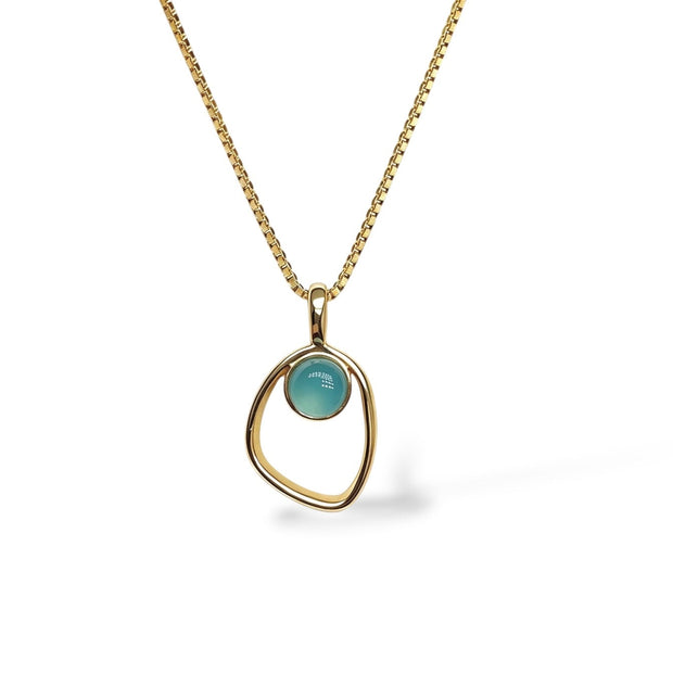 Salto Blue | Red Agate Necklace - Bonita Jewels of Brazil