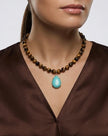 Tiger Eye Beaded Necklace – 18k Gold - Plated | Bonita Jewels of Brazil - Bonita Jewels of Brazil